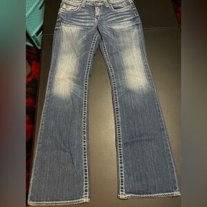 Big Star Flare Jeans in Faded Blue